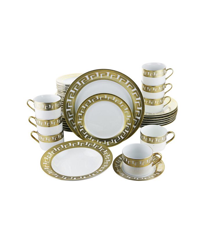 Greek key new arrivals dinnerware set