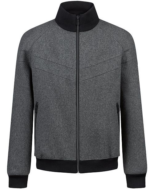Hugo Boss Hugo Men S Bastian Full Zip Jacket Reviews Coats