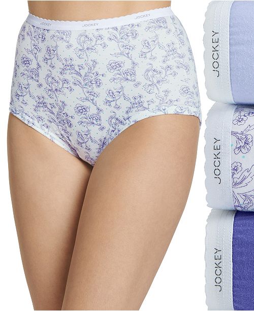 Jockey Classics Brief Underwear 3 Pack 9482 & Reviews Bras, Panties