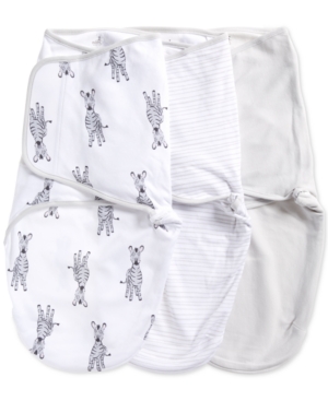 Aden By Aden + Anais Baby Boys & Girls 3-pk. Zebra Adventure Cotton Wrap Swaddles Icon