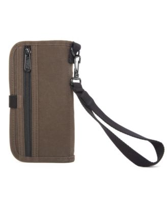 Waxed Nylon Continental Wallet