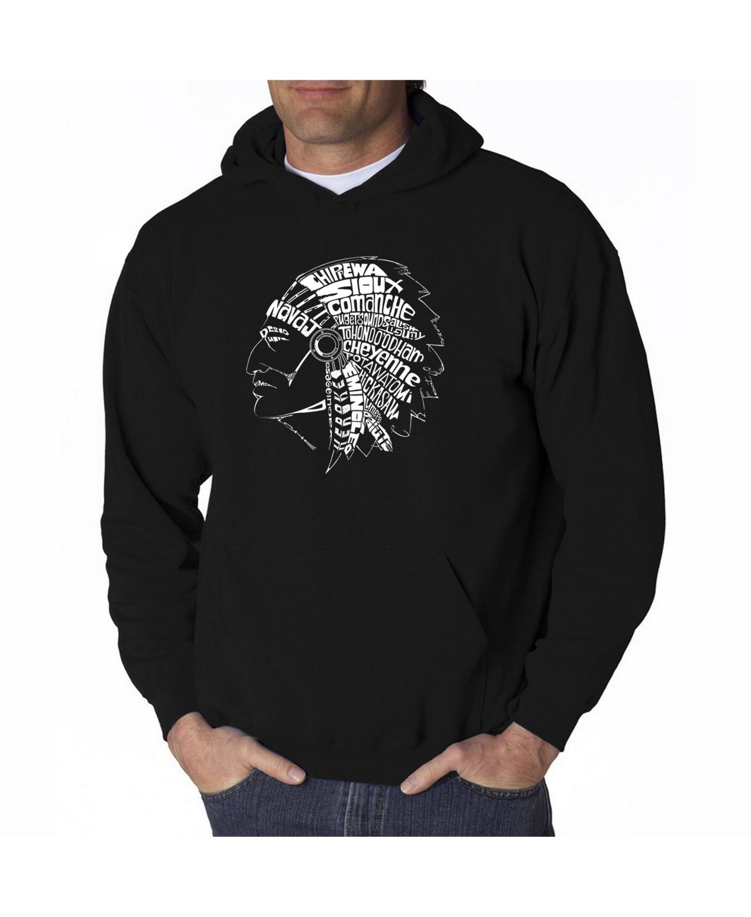 Men's Word Art Hooded Sweatshirt
