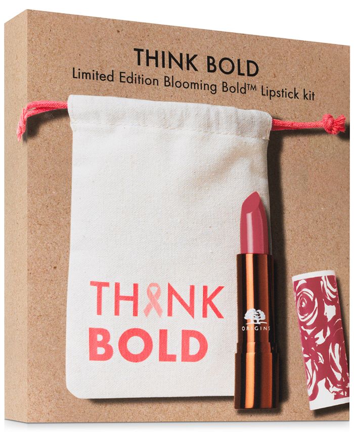 Origins 2Pc. Breast Cancer Awareness Limited Edition Blooming Bold Lipstick Set Macy's