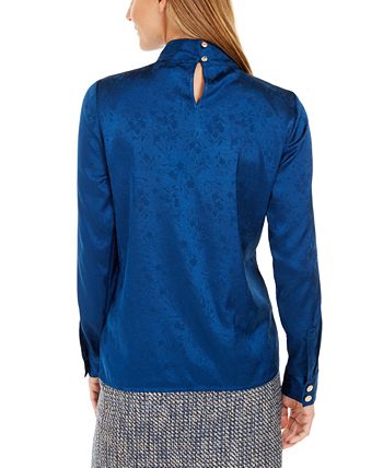 Calvin Klein Logo Mock Neck Fullz Monument main image 0