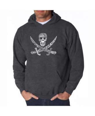 Men's Word Art Hoodie - Pirate