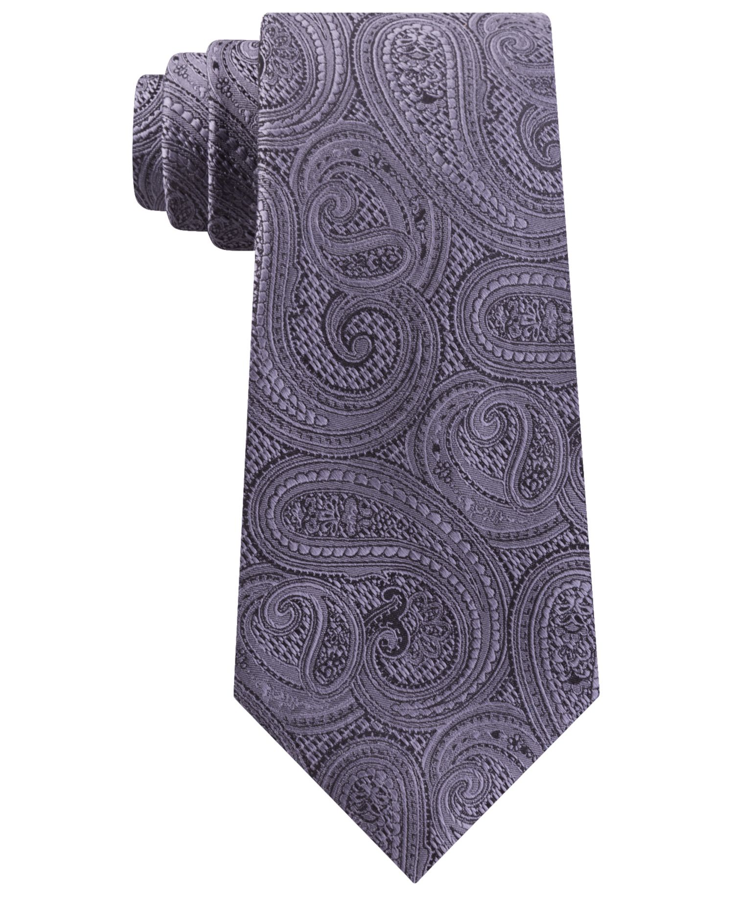 Men's Rich Texture Paisley Silk Tie