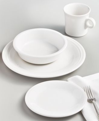 White 4-Piece Place Setting