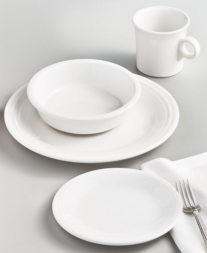 Fiesta White 4Piece Place Setting Macy's