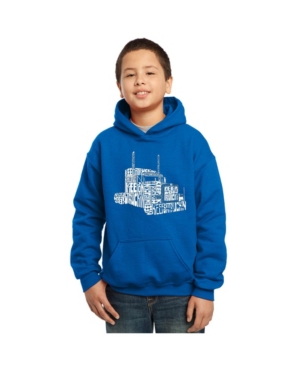 La Pop Art Boy's Word Art Hoodies - Keep On Truckin'