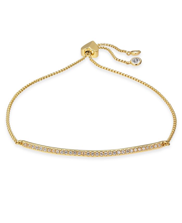kate spade new york Pavé Bar Slider Bracelet & Reviews - Bracelets -  Jewelry & Watches - Macy's