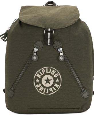 kipling green backpack