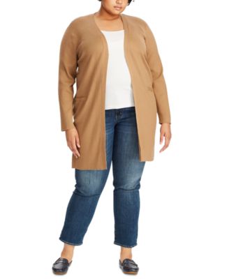 Lauren Ralph Lauren - Plus Size Ribbed Long Cardigan