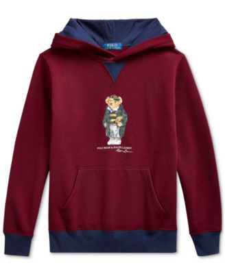 polo bear hoodie football