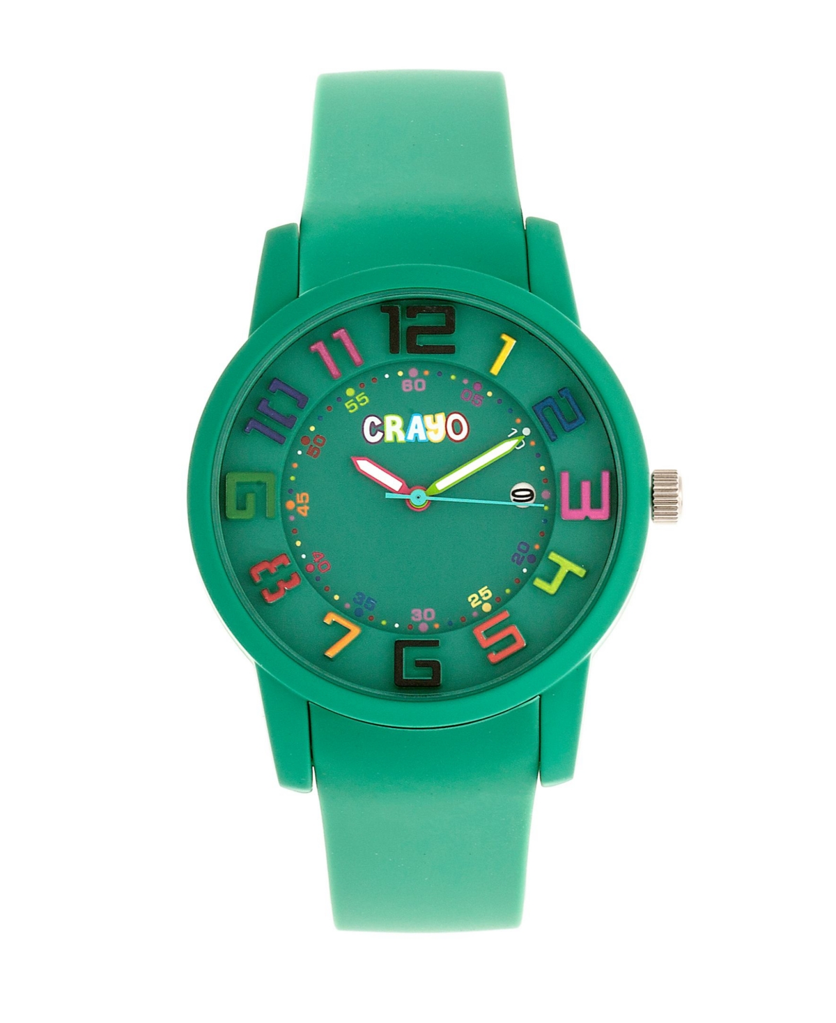 Unisex Festival Teal Silicone Strap Watch 41mm - Teal