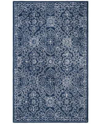 Lauren Ralph Lauren Etienne LRL6603N Navy and Ivory 8' X 10' Area Rug &  Reviews - Rugs - Macy's