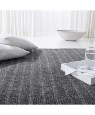 Lauren Ralph Lauren Miles Stripe LRL6400A Charcoal 9' X 12' Area Rug