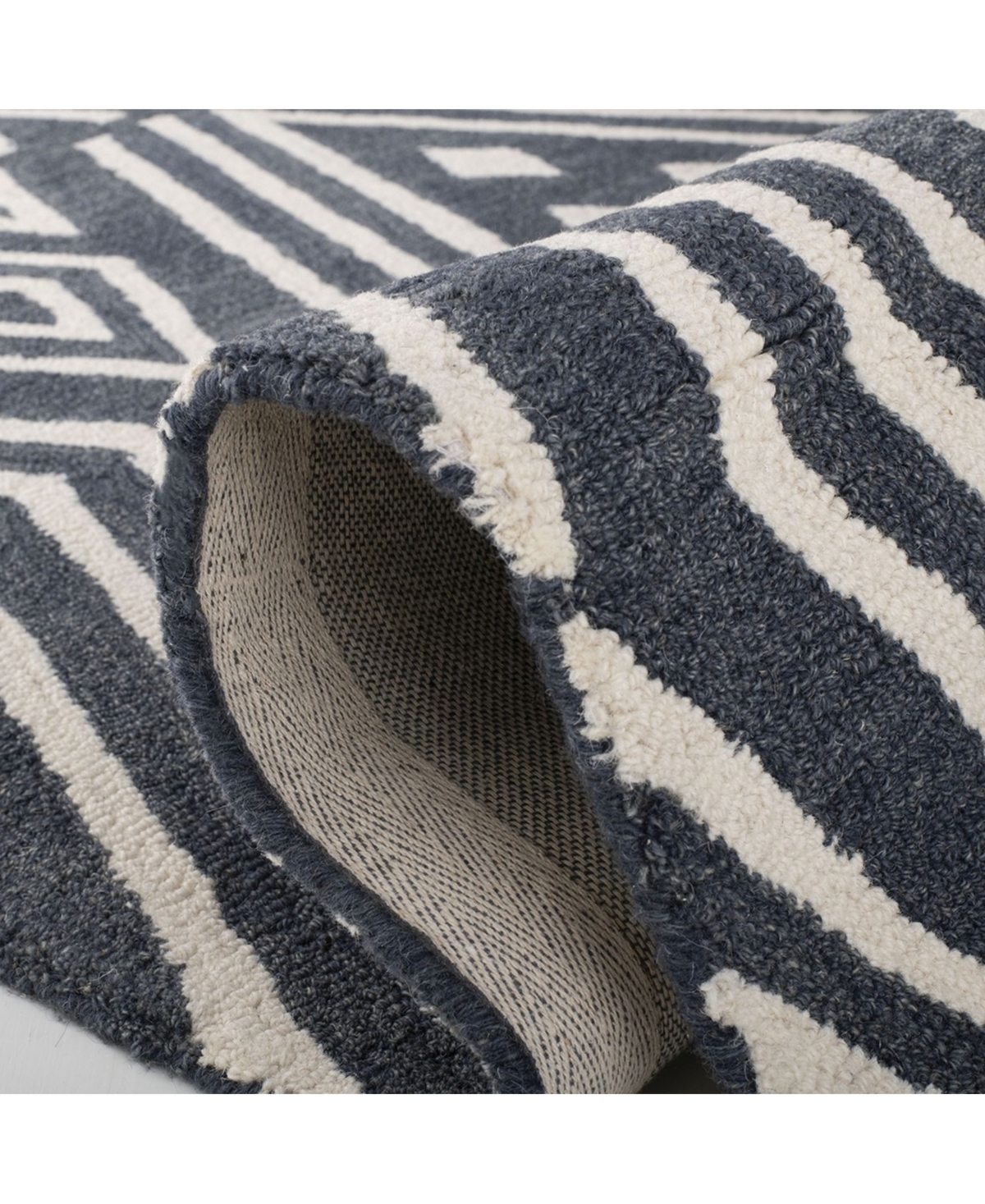 Lauren Ralph Lauren Imani Geometric LRL6609NX Area Rug - Slate