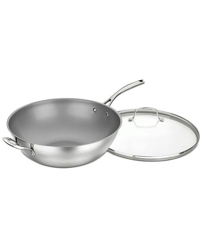 Cuisinart Forever Stainless Saute Pan with Helper Handle & Cover | 5.5 qt.
