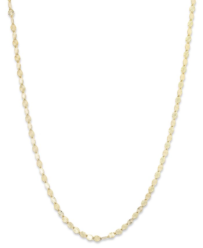 Macy's 18k cheap gold necklace