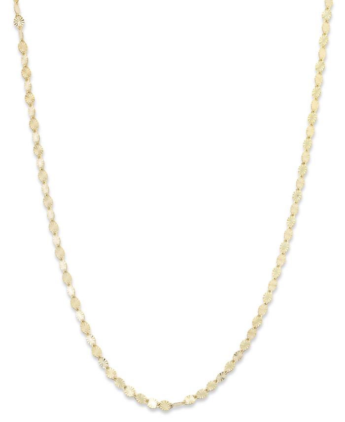 Giani Bernini 18K Gold over Sterling Silver Necklace, 20" Diamond-Cut