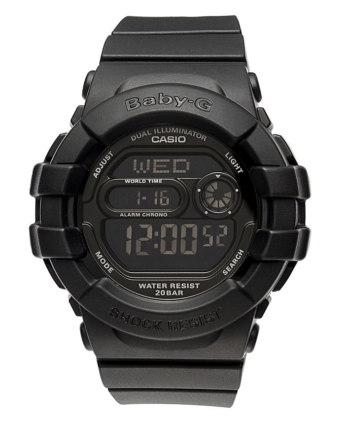 G-Shock - Watch, Women's Digital Black Resin Strap 42x46mm BGD140-1A