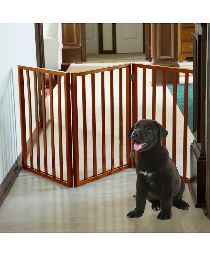PetMaker Freestanding Wooden Pet Gate Macy's