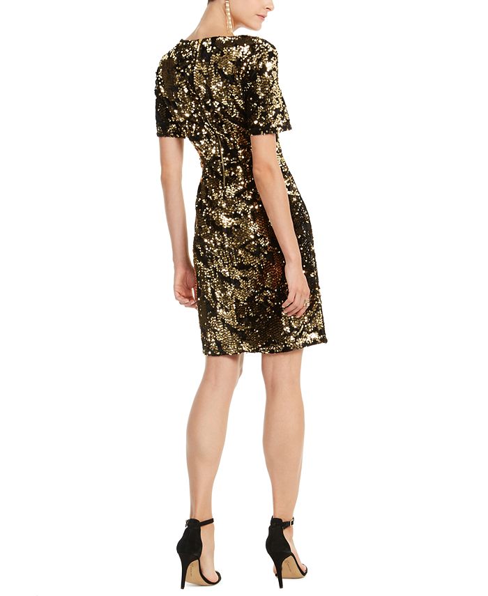INC International Concepts INC Velvet & Sequin Dress, Created for Macy ...