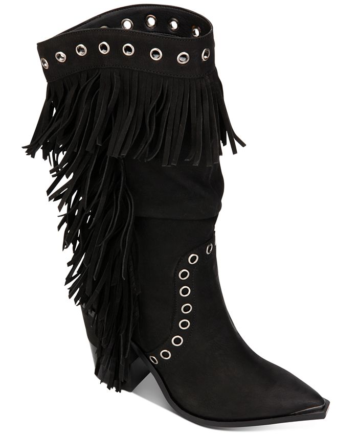 Kenneth Cole New York Women s West Side Fringe Boots Macy s