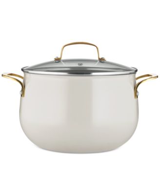 Belgique Aluminum 11-Pc. White Cookware Set, Created for Macy's