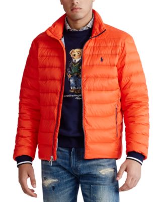polo packable quilted down jacket