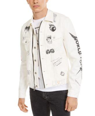 macys guess jacket mens