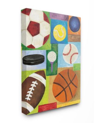 The Kids Room Multi-Sport Canvas Wall Art, 24" x 30"