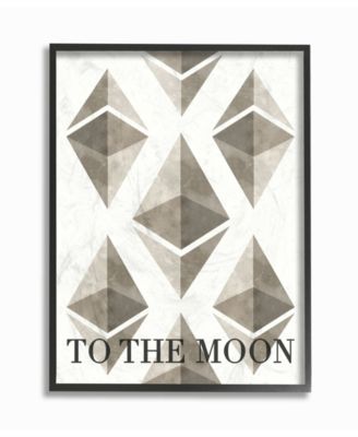 Ethereum To The Moon Framed Giclee Art, 16" x 20"