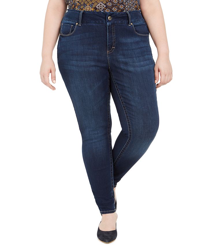 Seven7 Plus Size Tummyless Skinny Jeans - Macy's