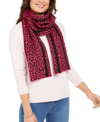 michael kors red scarf