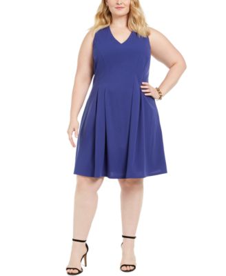macy's fit and flare dress