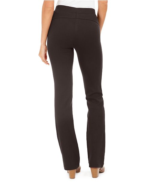 Style & Co Petite Plus Size Bootcut Pants, Created for Macy's & Reviews ...