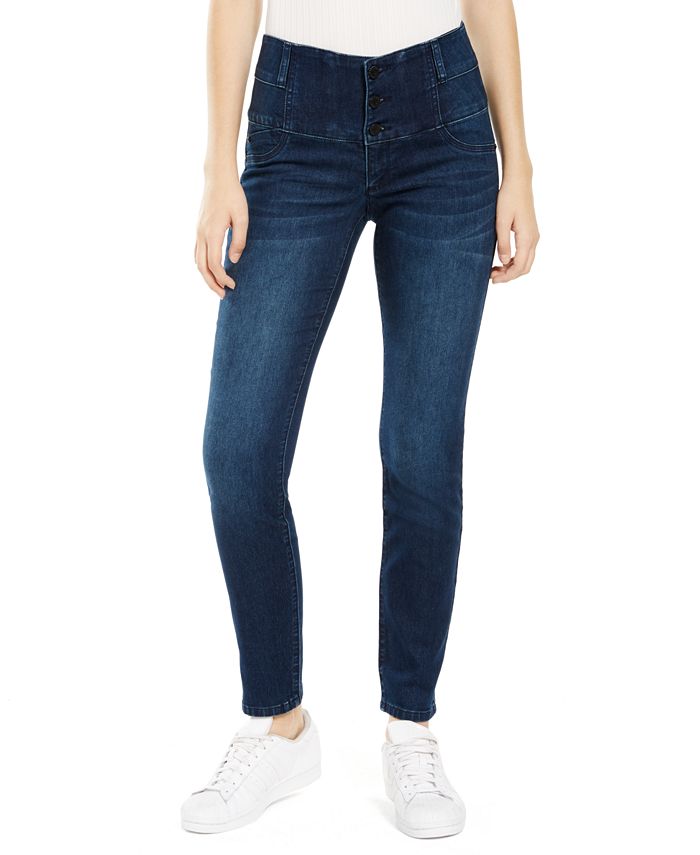 Sound/Style Ab Slimmer Wide-Waist Jeggings - Macy's