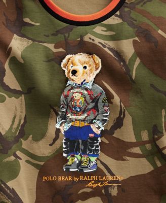 トップス POLO COUNTRY POLO BEAR CAMO SWEATSHIRT Polo Ralph Lauren Men's Big & Tall Polo Bear Camo Sweatshirt