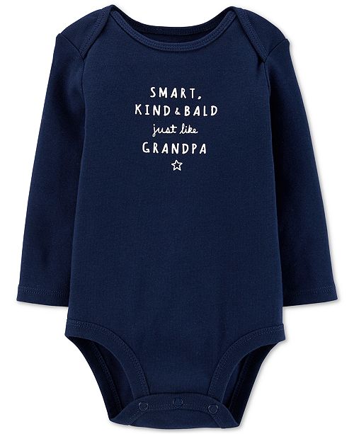 Carter S Baby Boys Grandpa Cotton Bodysuit Reviews Macy S