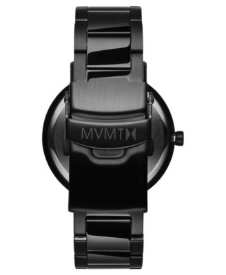 MVMT Signature II Obsidian Raven Black Stainless Steel 