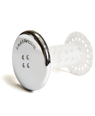 SinkShroom Chrome Edition Revolutionary Bathroom Sink Drain Protector Hair Catcher, Strainer, Snare