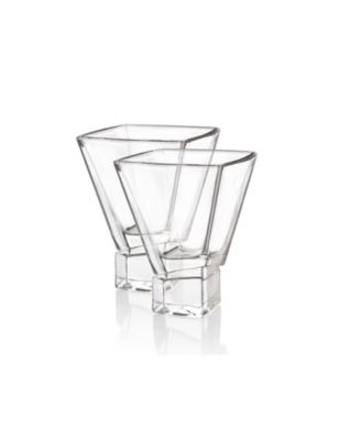 Carre Square Martini Glasses, Set of 4