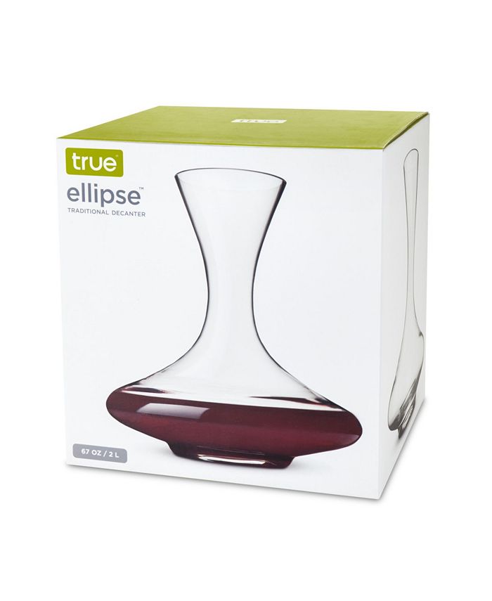 True Brands Ellipse Traditional Decanter Macy's