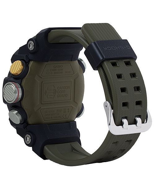 G Shock Men S Analog Digital Connected Mudmaster Green Black Resin Strap Watch 53 1mm Reviews Watches Jewelry Watches Macy S