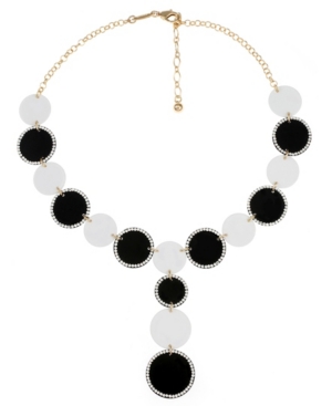 image of Trifari Gold-Tone Painted Metal Necklace