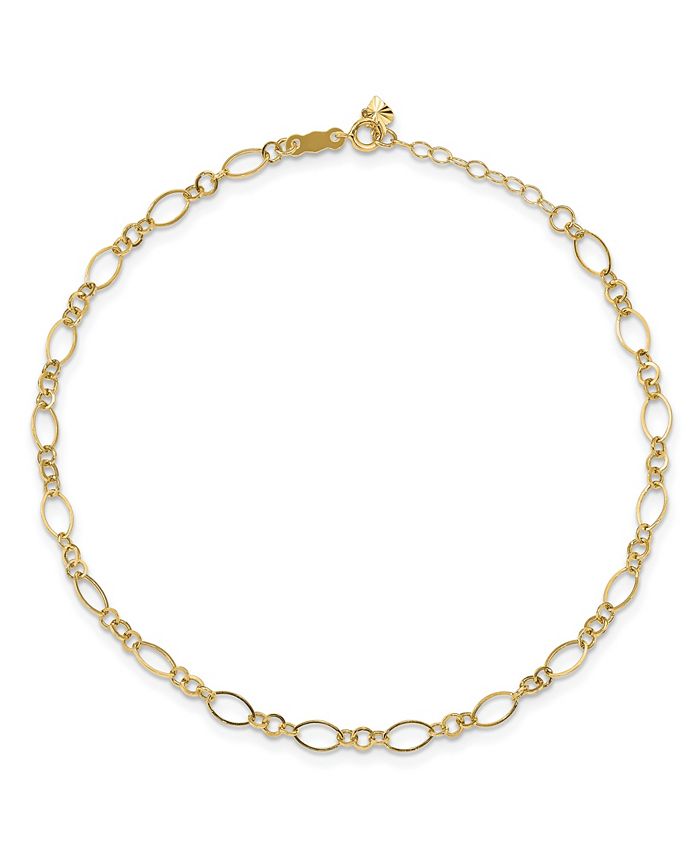 Macy's - Chain Anklet in 14k Yellow Gold