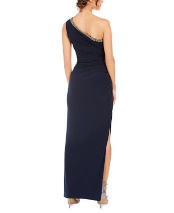 Adrianna Papell - One-Shoulder Jersey Gown