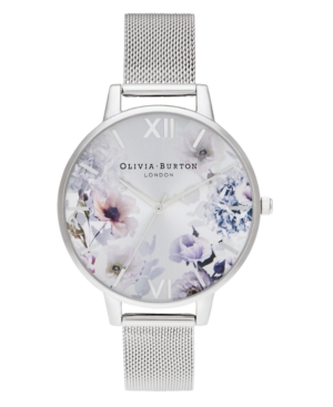 image of Olivia Burton Women-s Sunlight Floral Stainless Steel Mesh Bracelet Watch 38mm