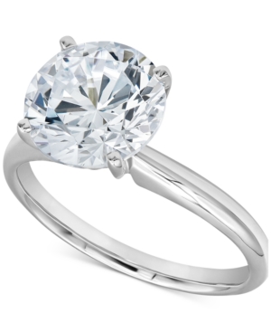 Macy's Diamond Solitaire Engagement Ring (2-3/4 Ct. T.w.) In 14k White Gold